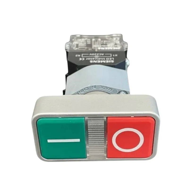 Botão Duplo Plástico 22Mm Verde/Vermelho 1Na+1Nf 3Sb71303Aa241Mk0 Siemens