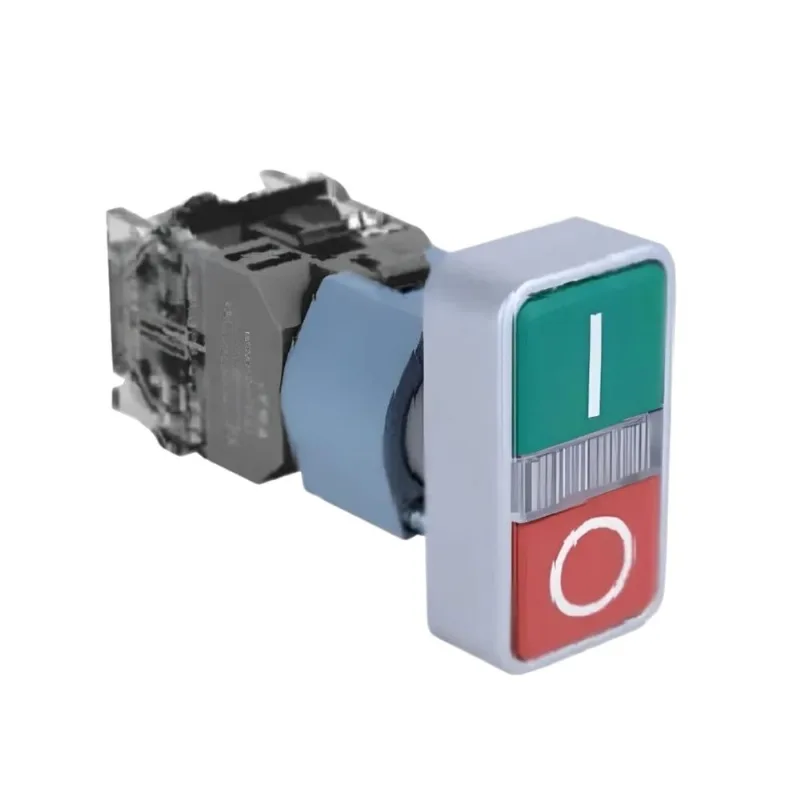 Botão Duplo Iluminado 22Mm Plástico Verde/Vermelho 1Na/1Nf 220V 3Sb71363Ca241Mk0 Siemens