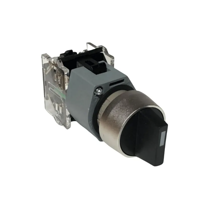 Comutador 2 Posições Plástico 22Mm 1Na Preto Com Retenção 3Sb71302Aa101Ba0 Siemens