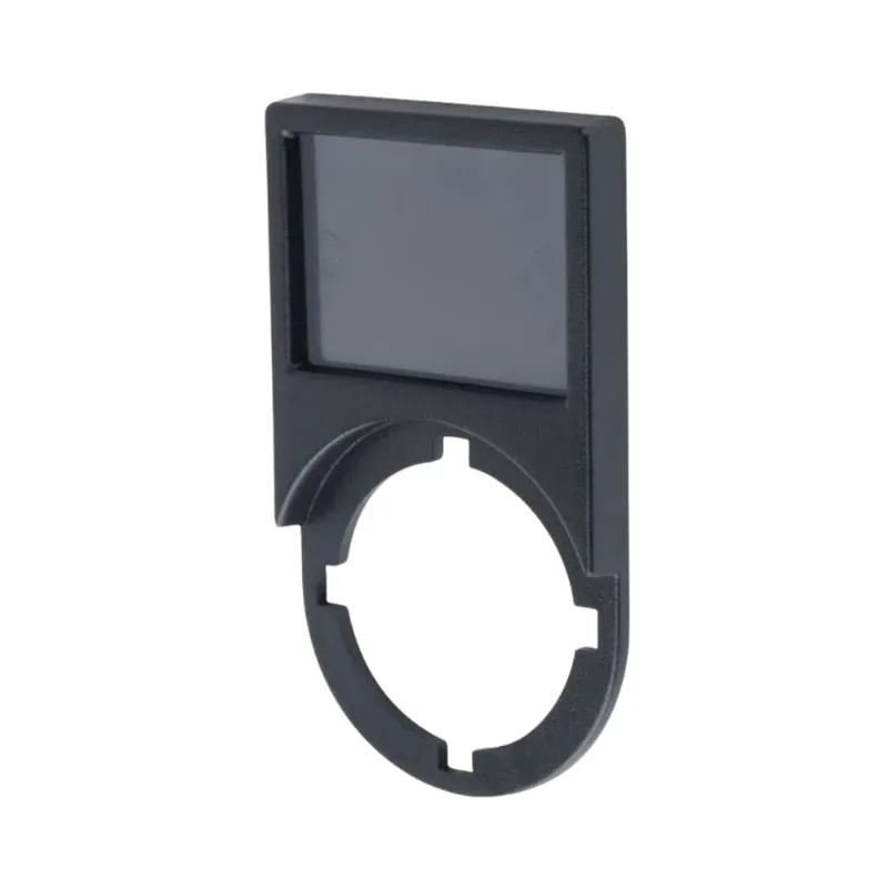 Identificador Plástico Para Botão Comutador Redondo 22Mm Preto 3Sb7900Hb Siemens