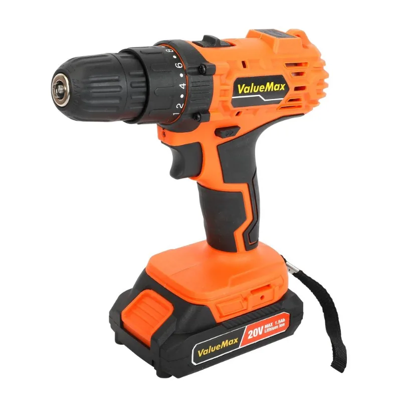 Taladro Inalámbrico Percutor C/Batería 20V Value Max 1400Rpm