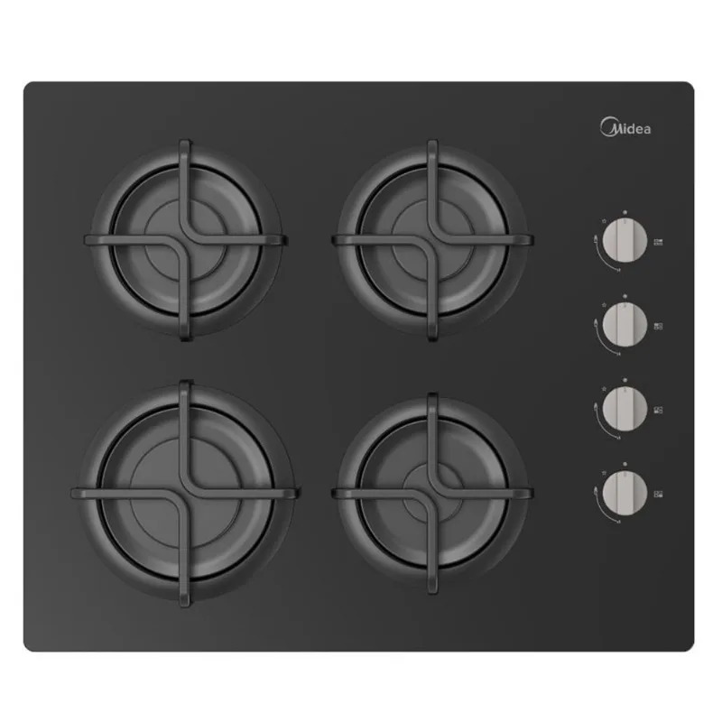 Estufa de empotrar Midea a gas licuado MTGB24S2GHG-CO negro 1526554