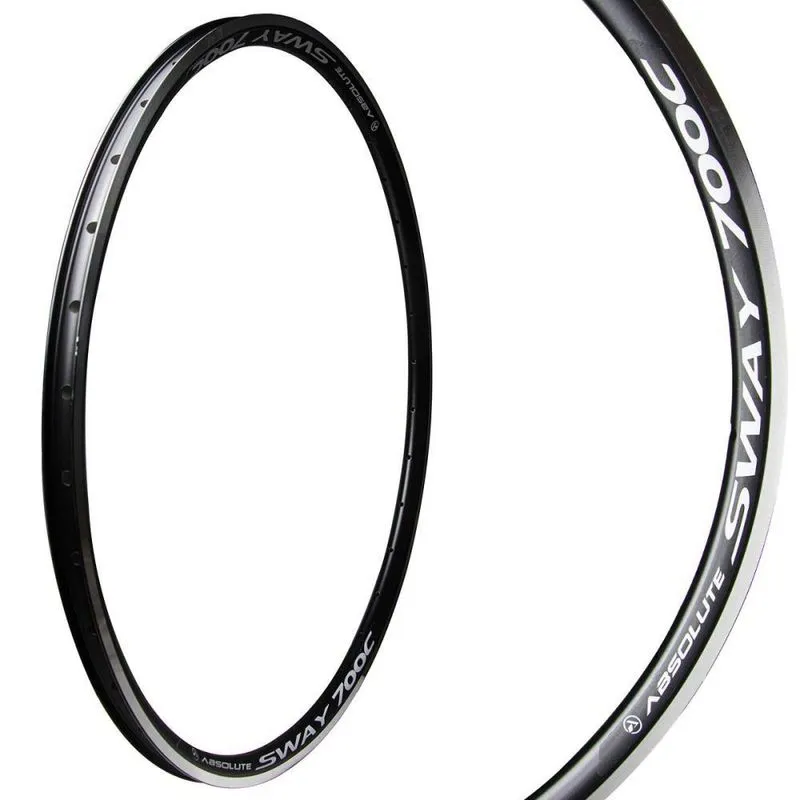 Aro Sway 700 Preto 36 Furos Alumínio para Freio Normal Serve em 29