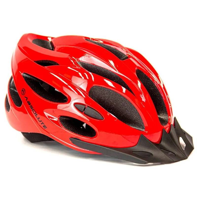 Capacete absolute nero mtb 58/61 vermelho