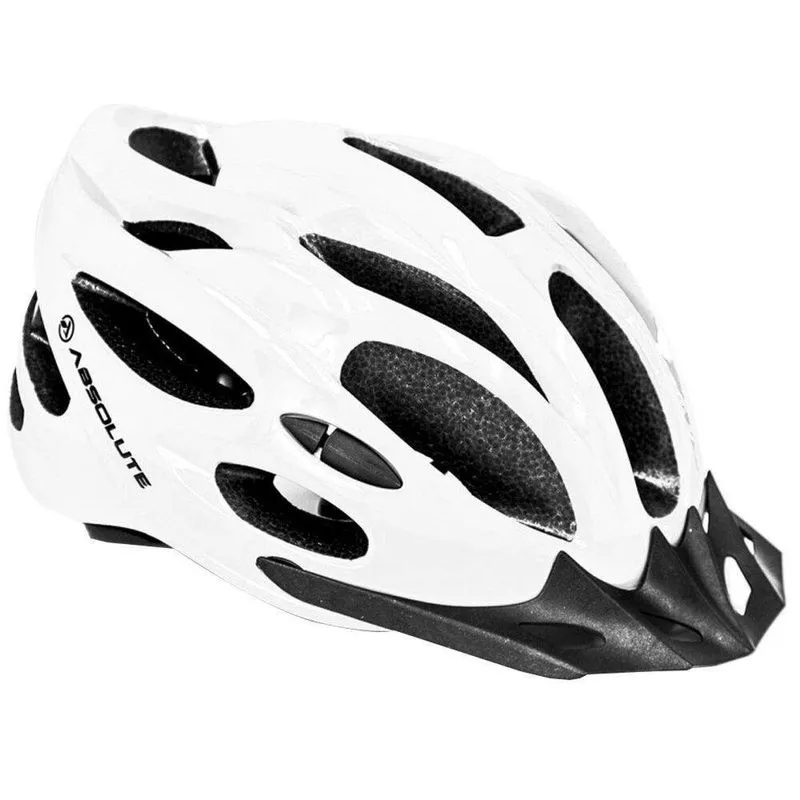 Capacete Absolute Nero Ci Led Super Leve Branco Tam. M