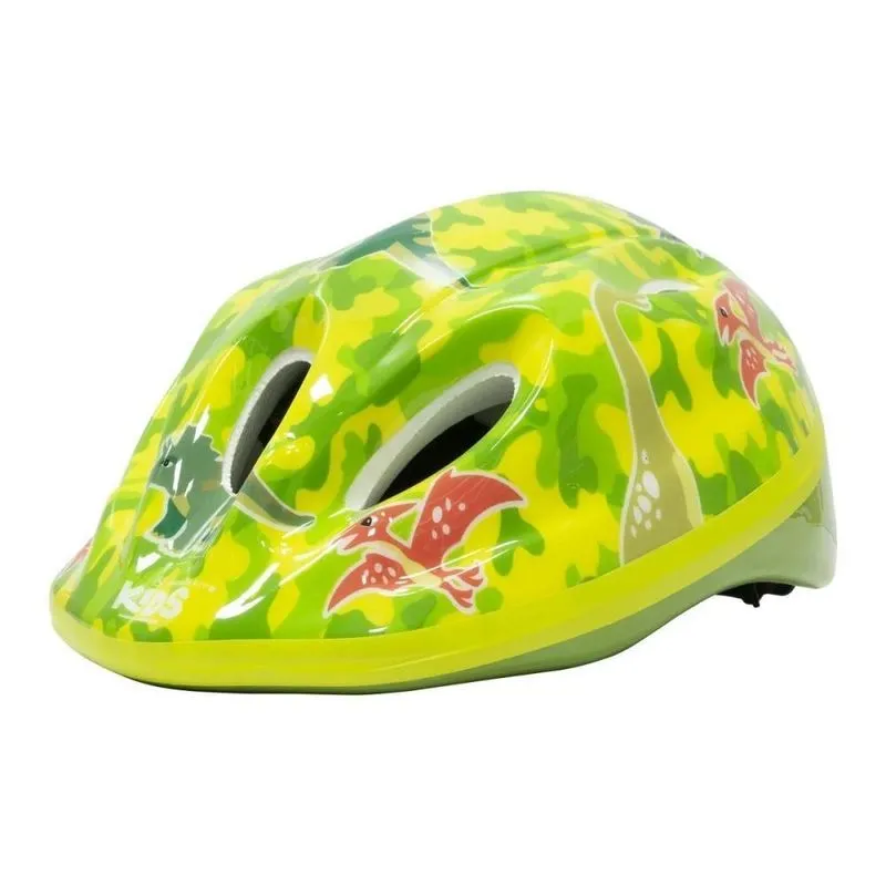 Capacete Infantil Shake Dino Bike Patins Kids Verde Dinossauro M / VERDE