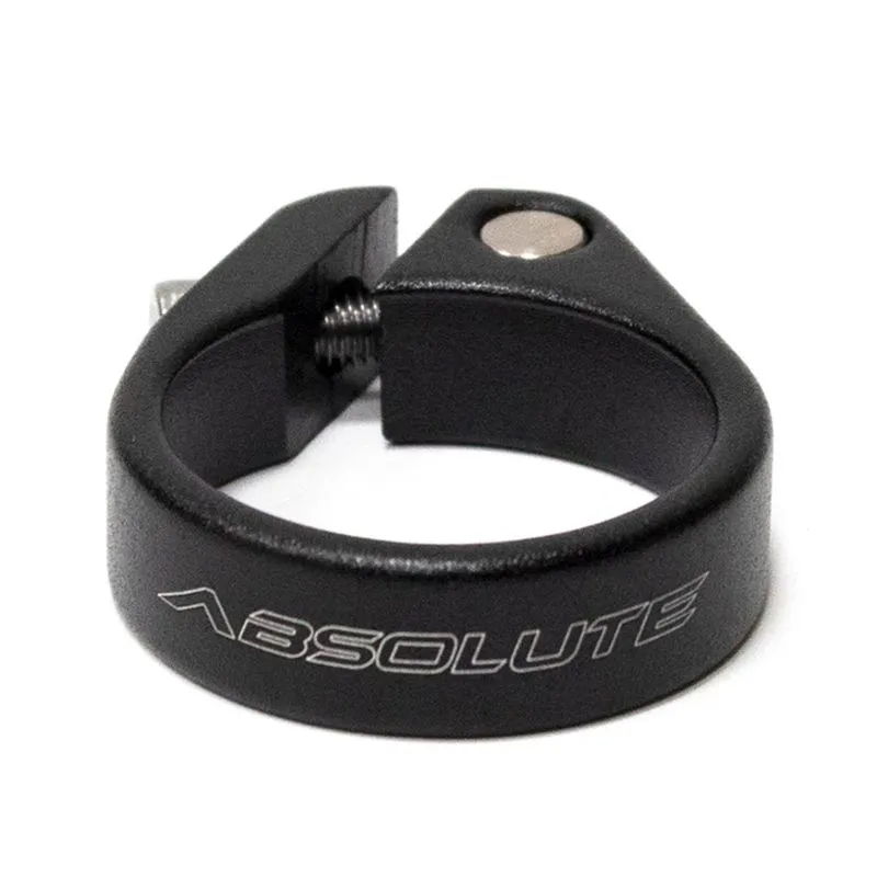 Abraçadeira Selim Absolute Parafuso 31.8mm Aluminio Preto.
