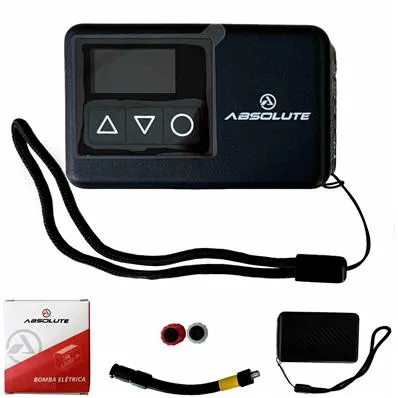 BOMBA DE AR ELETRICA PORTATIL ABSOLUTE MINI 120 PSI