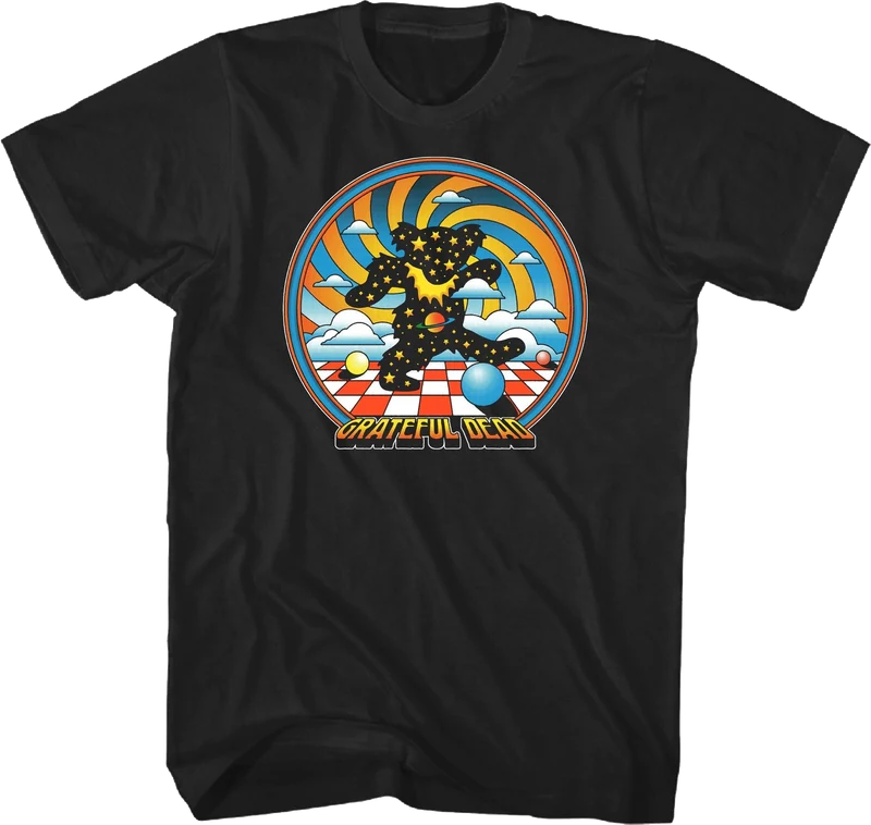 Dancing Space Bear Grateful Dead T-Shirt Medium