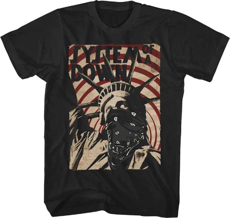 Liberty Bandit System Of A Down T-Shirt Large