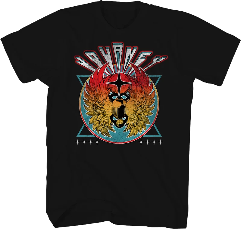 Vintage Scarab Beetle Stars Journey T-Shirt XL