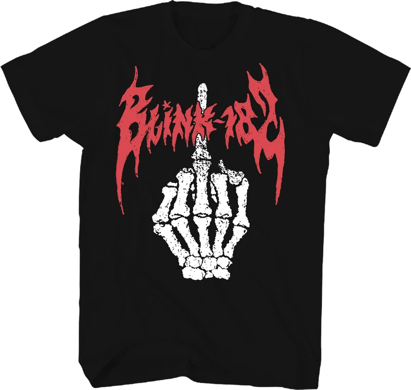 Middle Finger Blink-182 T-Shirt 3XL