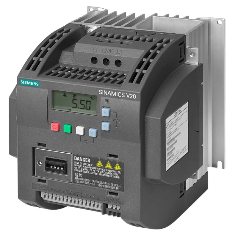 Inversor V20 5cv 8,8a 380v 6sl3210-5be24-0uv0 Com Controle De Velocidade Siemens