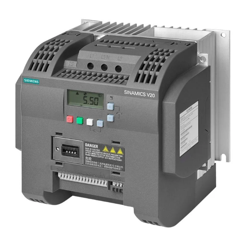 Inversor De Frequência V20 7,5cv 12,5a 380v 6SL3210-5BE25-5UV0 Inox Siemens