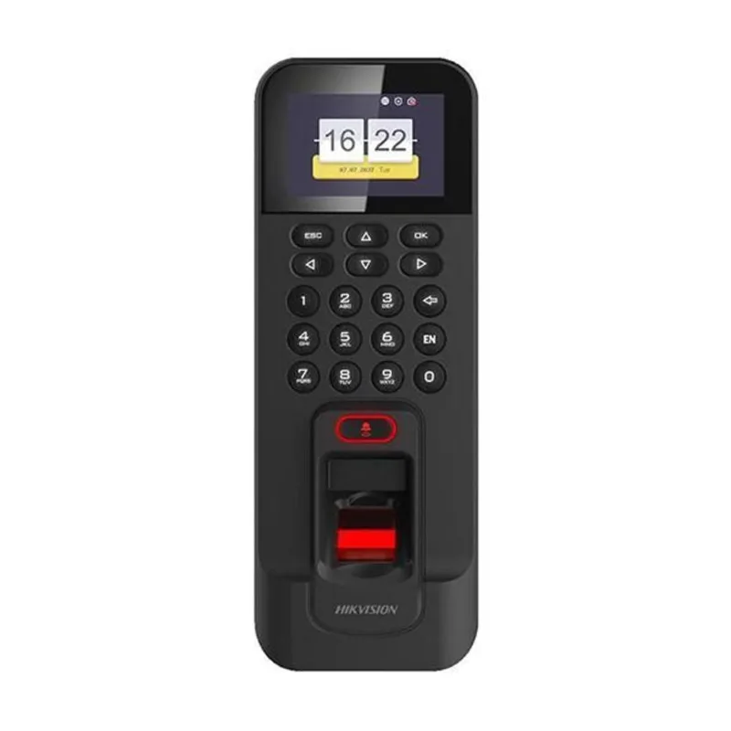 Controle de acesso Biométrico e Senha Hikvision DS-K1T804AMF Pro Serie