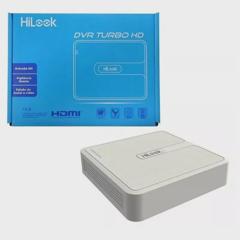 Dvr 4 Canais Hilook Turbo Hd 5x1 1080P H.264 + Hdmi P2p DVR-104GK1