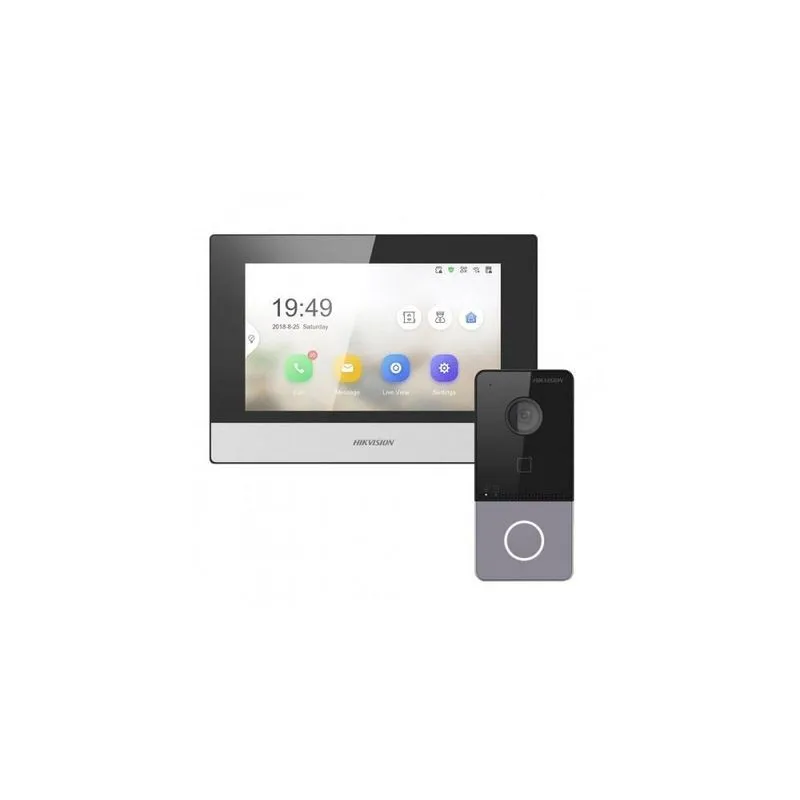 Video Porteiro Ip Wifi Hikvision - Captura Visitantes