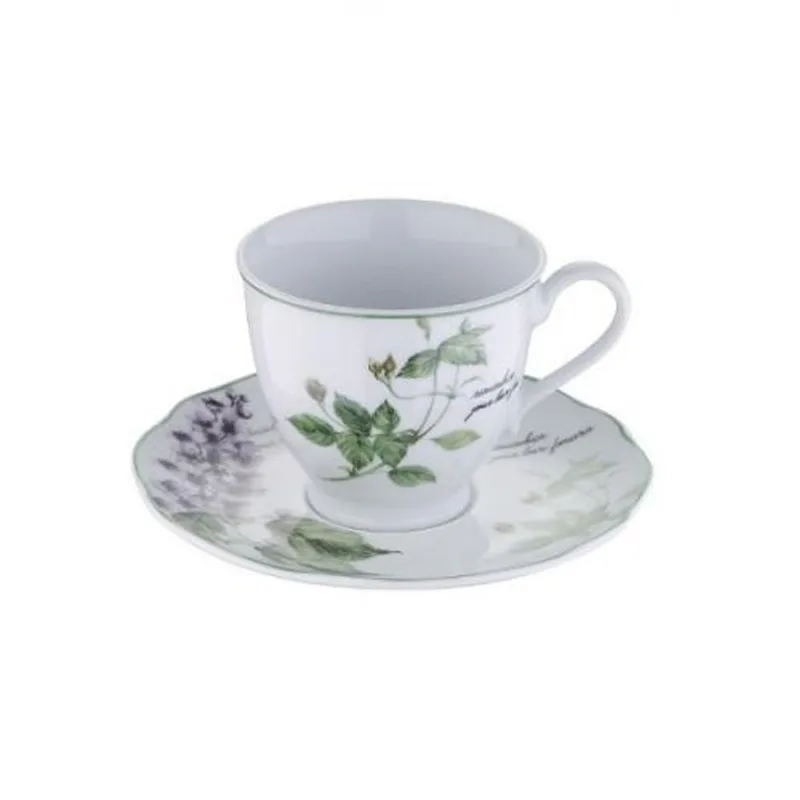 Set Para Té 2 Piezas Porcelana Remember