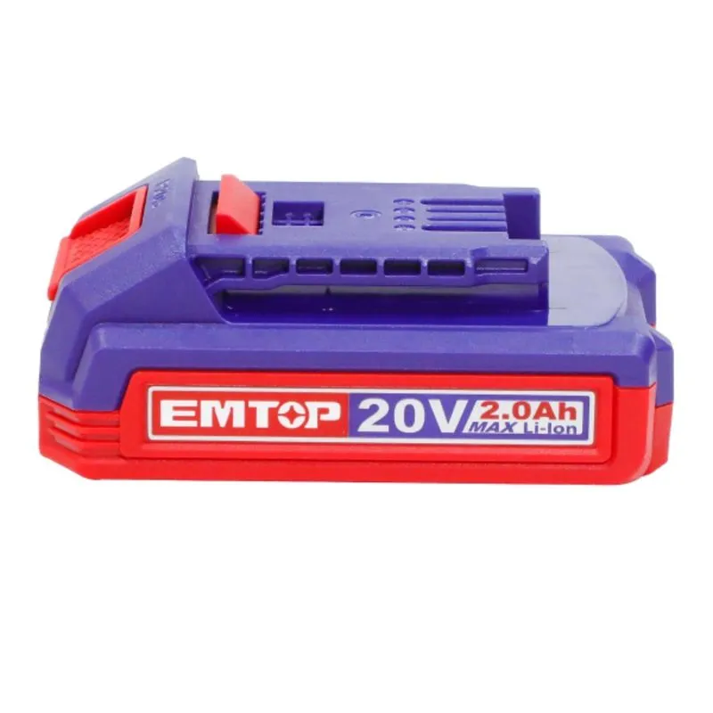 Bateria Recarregável Emtop 20v 2ah - Compatível Com Ferramentas Emtop P20s - Ebpk20011