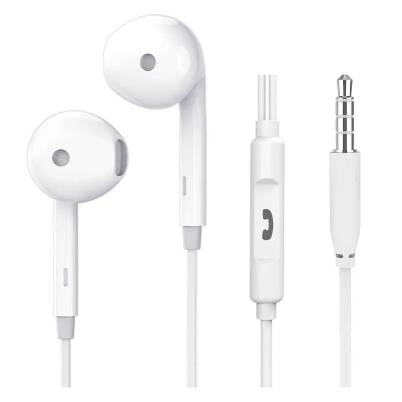 Audífonos con micrófono 3.5 blanco Nigi
