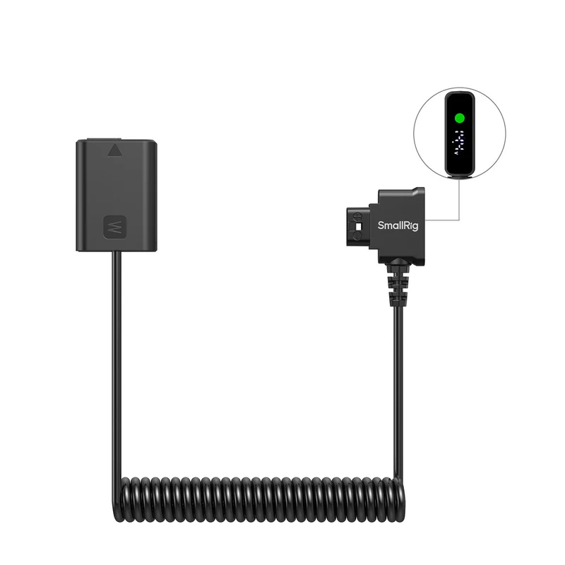 SmallRig Dummy Battery Power Cable for D-Tap for Sony NP-FW50 6538 PhotoGear