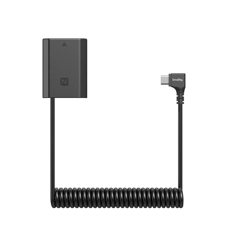 SmallRig Dummy Battery Power Cable for USB-C for Sony NP-FZ100 6539 PhotoGear