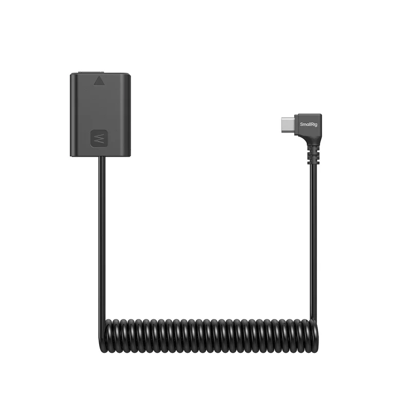 SmallRig Dummy Battery Power Cable for USB-C for Sony NP-FW50 6542 PhotoGear