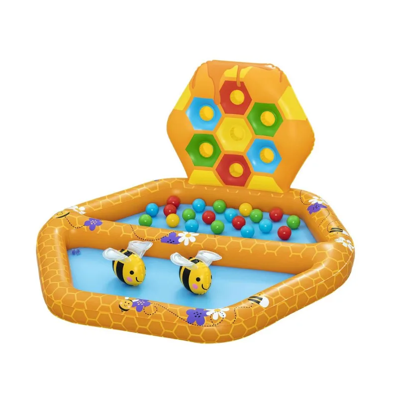 Pileta inflable Bestway con pelotas abeja 127x119x61 cm