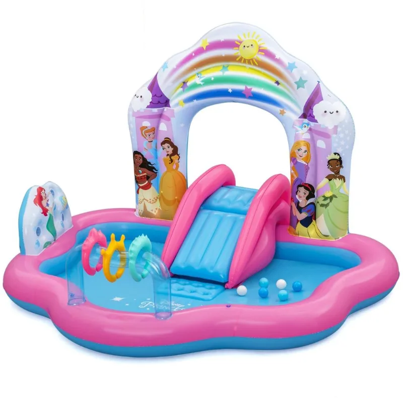 Play Center Palácio Inflável Encantado Princesas Disney Bel Play Center Palácio Encantado Princesas Disney Bel