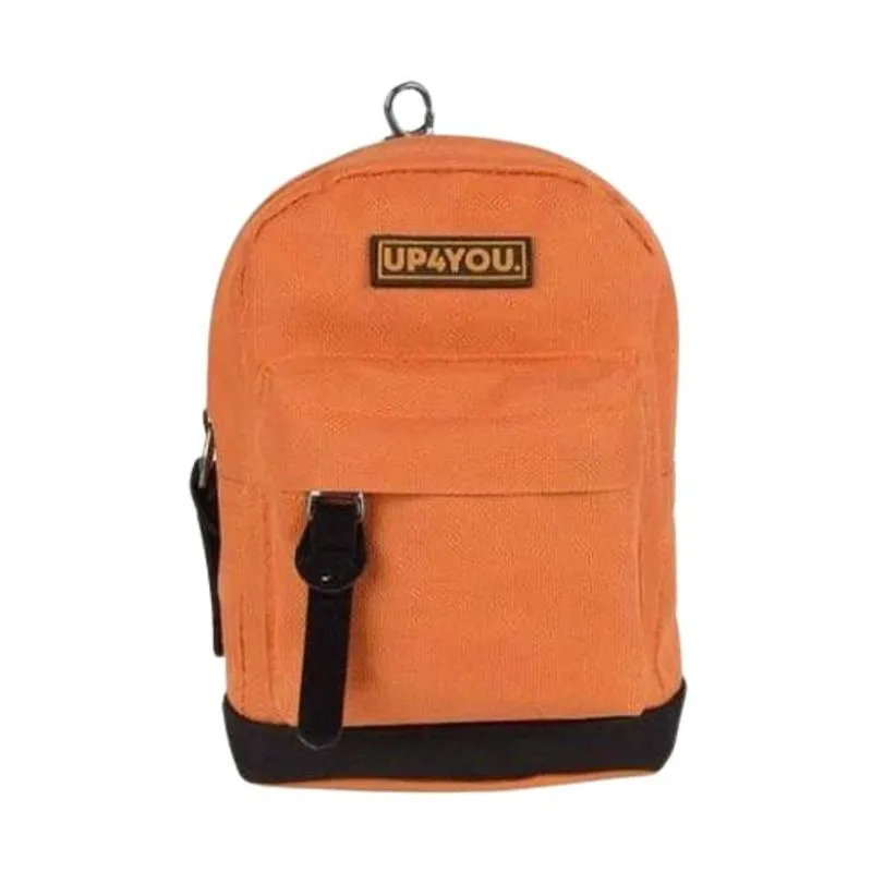 Necessaire Zíper Pochete Mini Mochila Up4you Luxcel Laranja