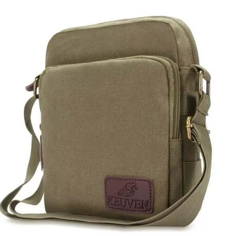 Bolsa Lona Transversal Masculina R011 Keuven