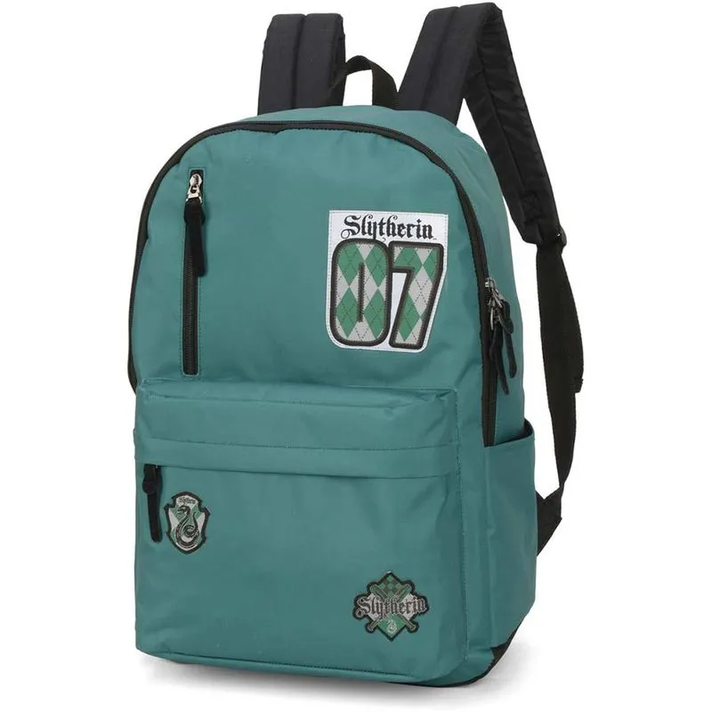 Mochila Harry Potter Luxcel 5 Bolsos 080394 - Verde