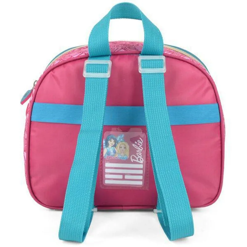Lancheira Termica Barbie Mao/costas Azul