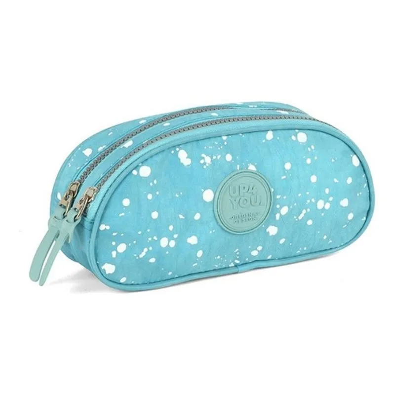 Estojo Duplo Manchinhas Juvenil Original Up4you - Azul