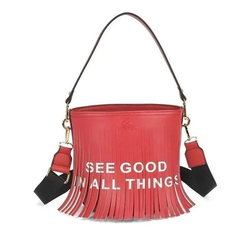 Bolsa Franjas See Good All Things Up4You Vermelho - 78227