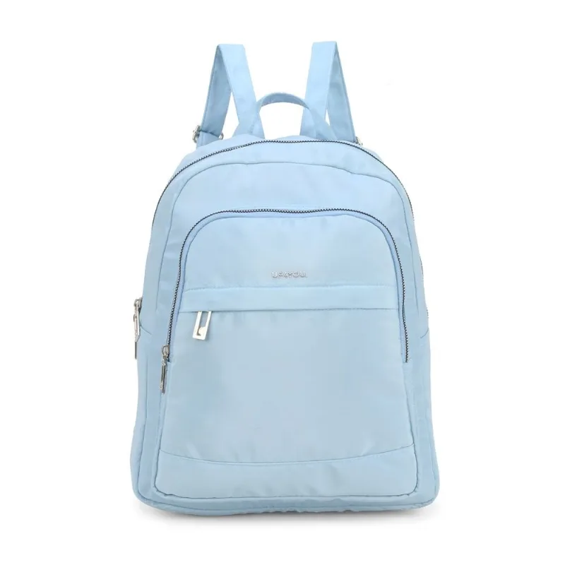 Mochila Feminina Juvenil Up4You Luxcel BU78699 Nylon Azul