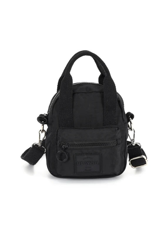 Bolsa Shoulder Bag Mini Transversal Crinkle Up4you P / Preto