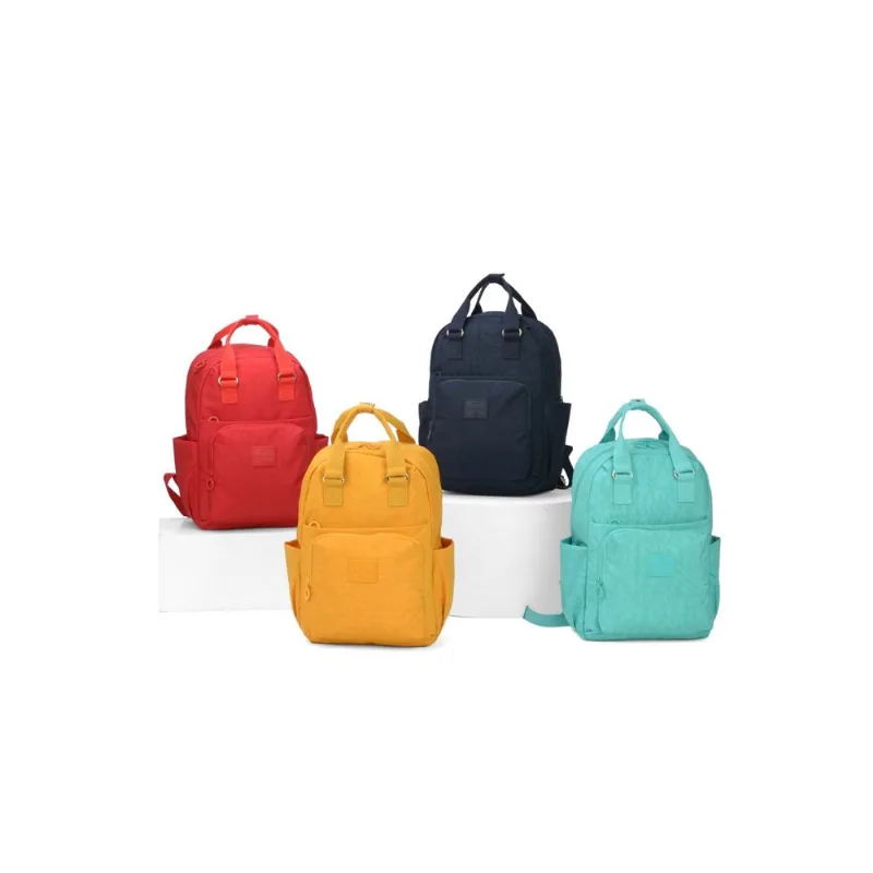 Mochila Feminina Notebook Luxcel Up4You BU78725 Crinkle Azul