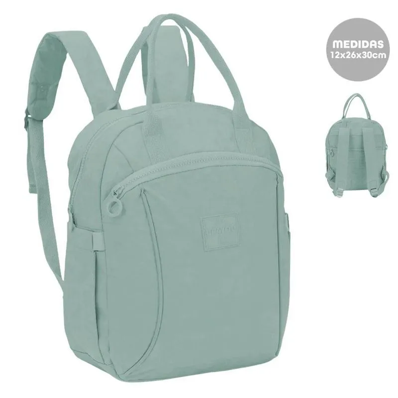 Mochila Costas Média Juvenil Crinkle Azul Claro Up4you