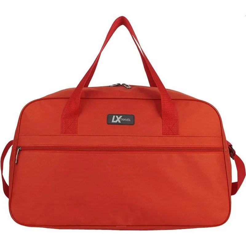Sacola De Viagem Polo King Grande 1 Bolso Vermelha