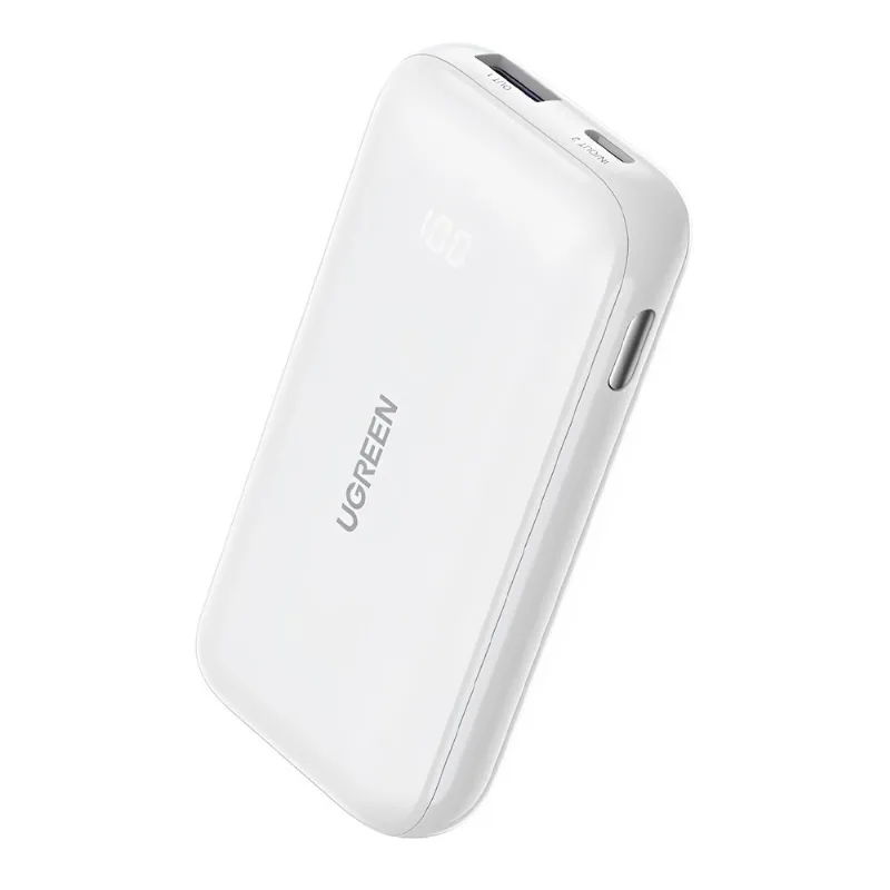 Power Bank Ugreen 10000mah Bateria Portátil 30w Branco
