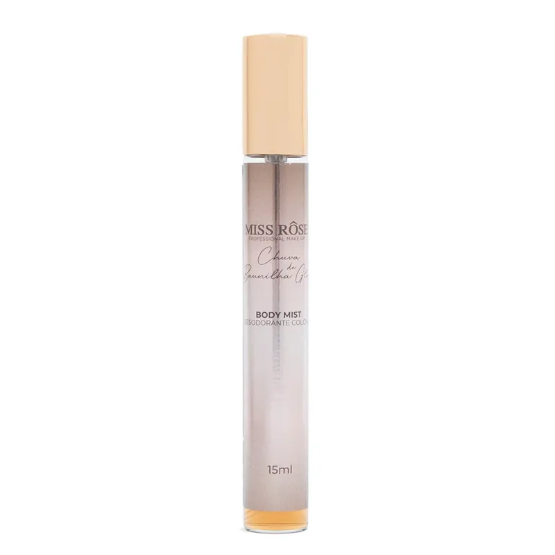 Body Mist Glow Chuva de Baunilha 15ml Miss Rôse