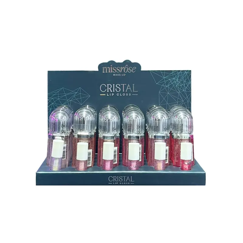 Lip Gloss Cristal C/24 Unid - Miss Rose (7701-536Z24)