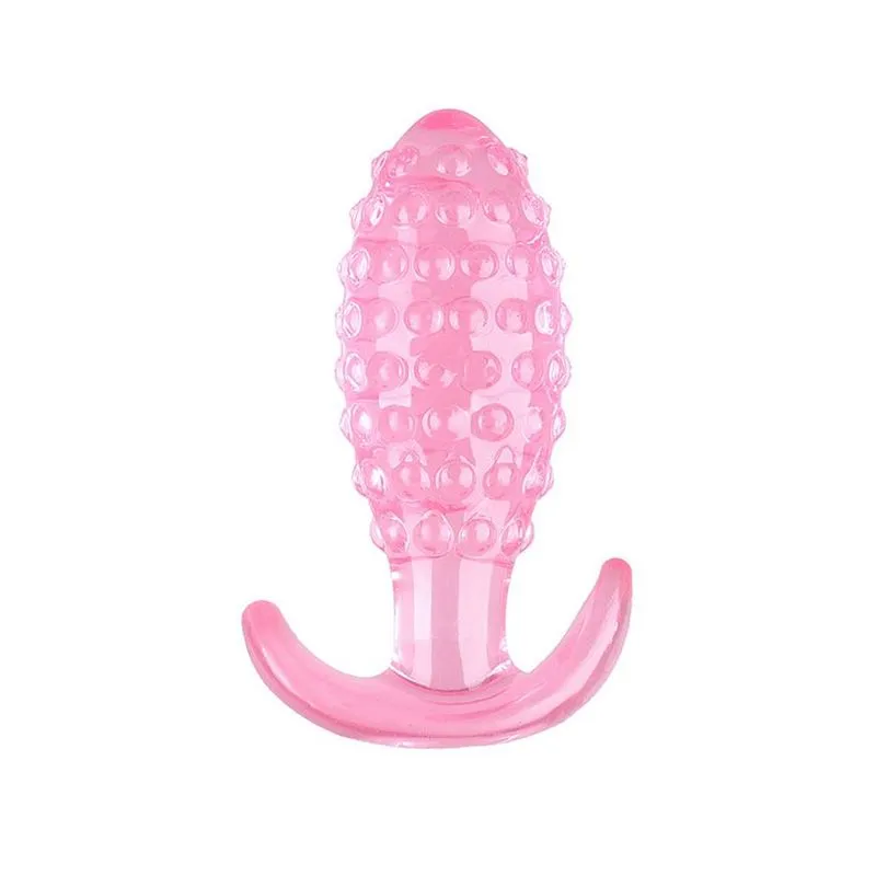 Plug Anal Cônico com Textura de Bolinhas 12X4CM Sexy Import