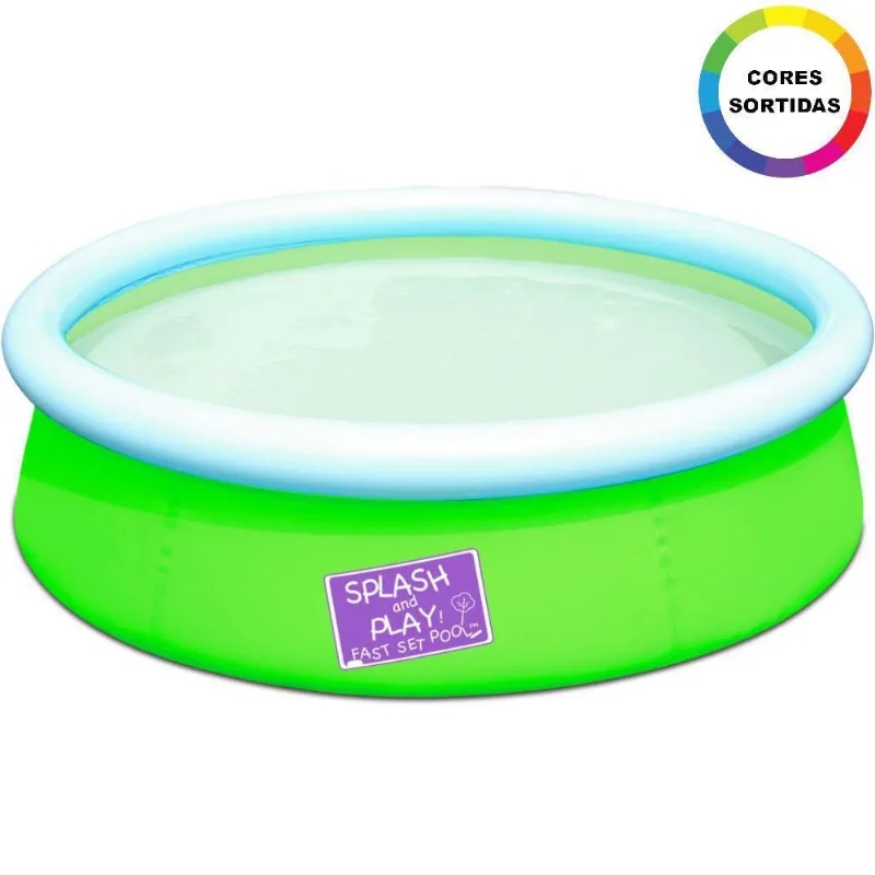 Piscina Bestway Fast Set 57241 com Borda 477 Litros