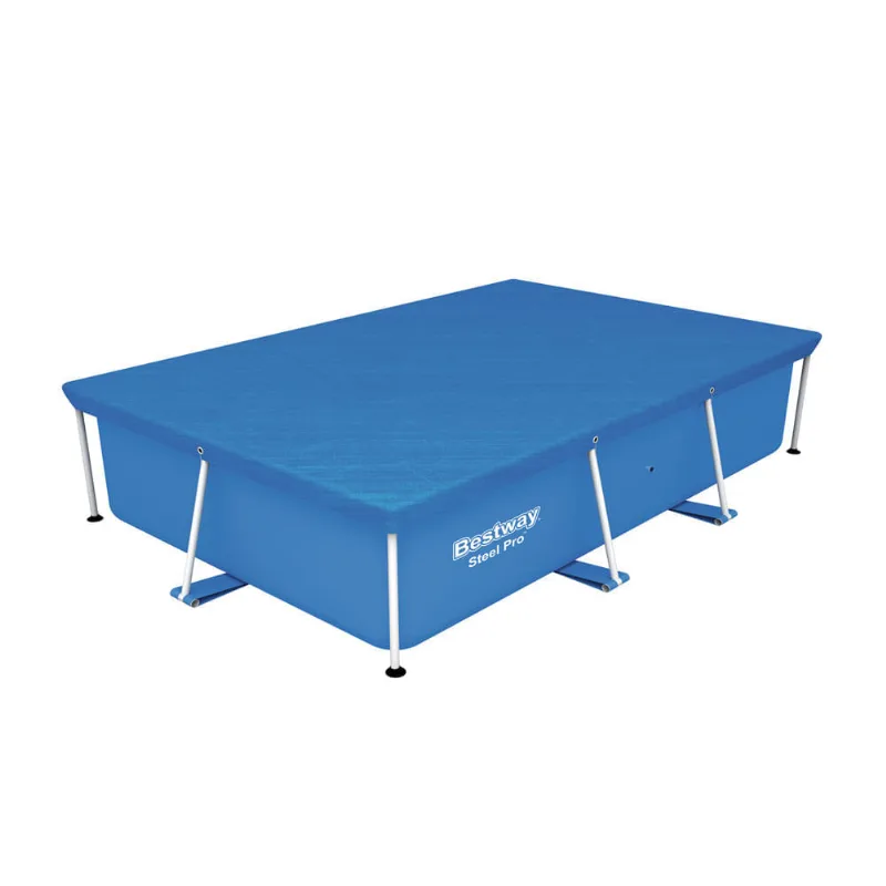 Cobertor Rectangular Bestway Azul de PVC de Alta Calidad 259x170cm