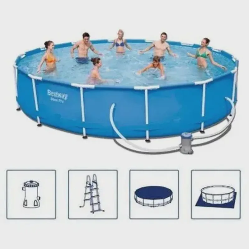 Piscina Bestway 10220 Litros Capa Forro Escada Bomba Filtro 110v #56600