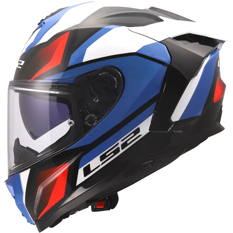 Casco LS2 FF817 Challenger II Viper - Blanco/Azul/Rojo XXS