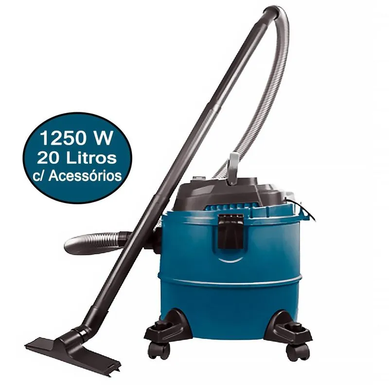 Aspirador De Pó 1250w 20 Litros Ws8680 Wesco