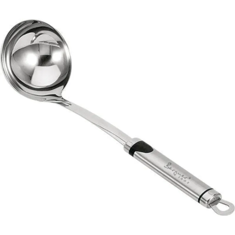 Concha P/Molho Curve Design Em Aco Inox 8x6x29cm Bergner